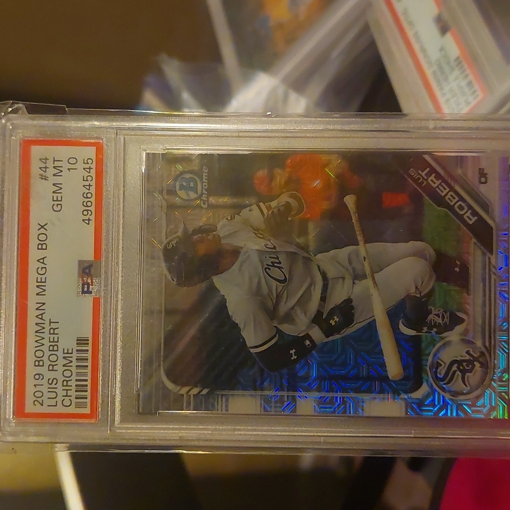 LUIS ROBERT 2019 PSA 10 BOWMAN CHROME MEGA BOX MOJO/REFRACTOR